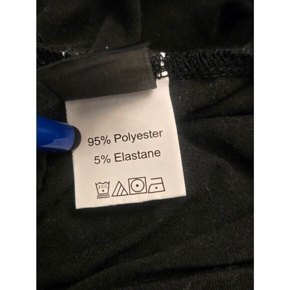 Shein Curve Women's PLUS Size 2X Black One Shoulder Bodysuit - Picture 6 of 6